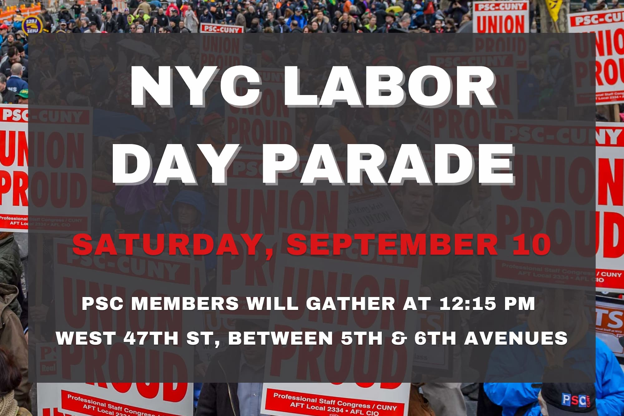 Labor Day Parade September 10