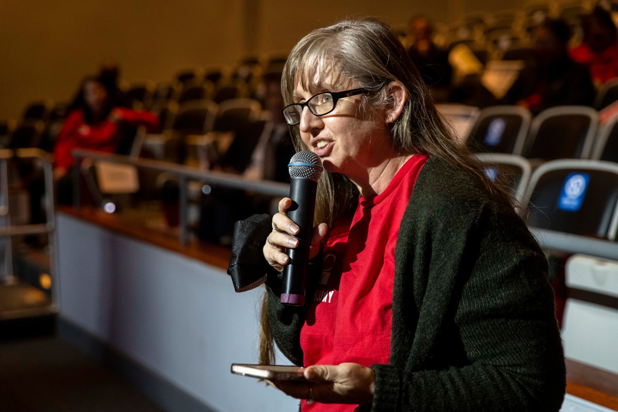 Lara Beaty giving testimony at the 12/5/2022 BOT Hearing