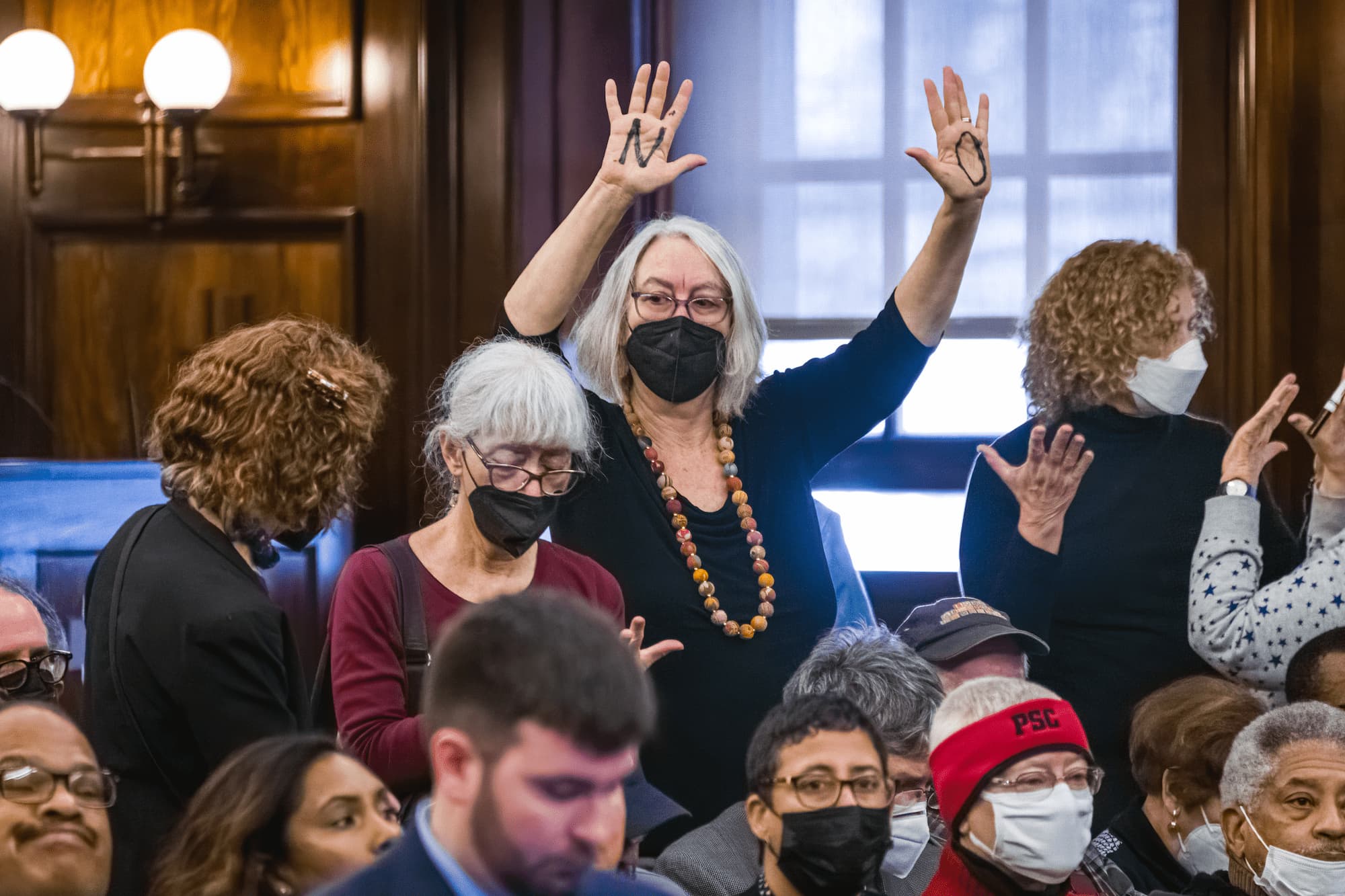 City Council Hearing to Protect Our Healthcare January 9, 2023 photo by Erik McGregor