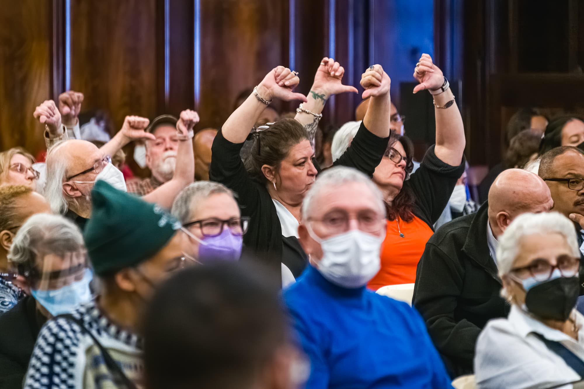 City Council Hearing to Protect Our Healthcare January 9, 2023 photo by Erik McGregor