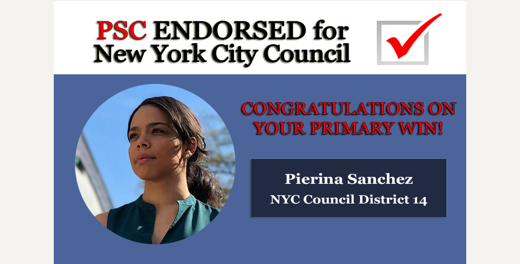 New York City Council Endorsements 2023 - PSC CUNY