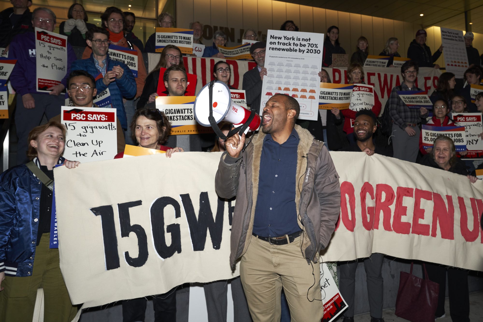 State Senator Jabari Brisport Speaks (Credit Michael Paulson)