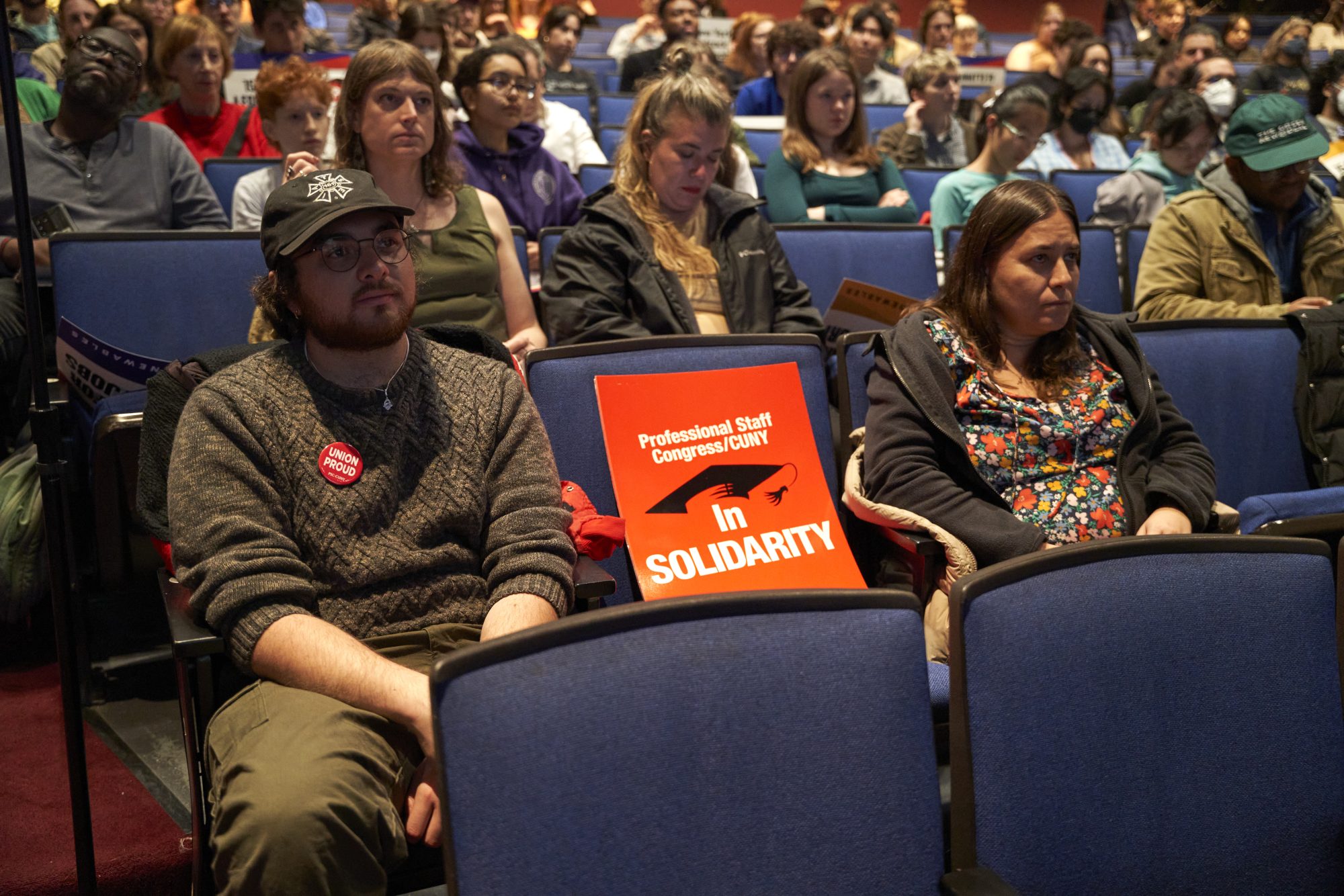 PSC Members and allies testified before the NYPA (Credit Michael Paulson)