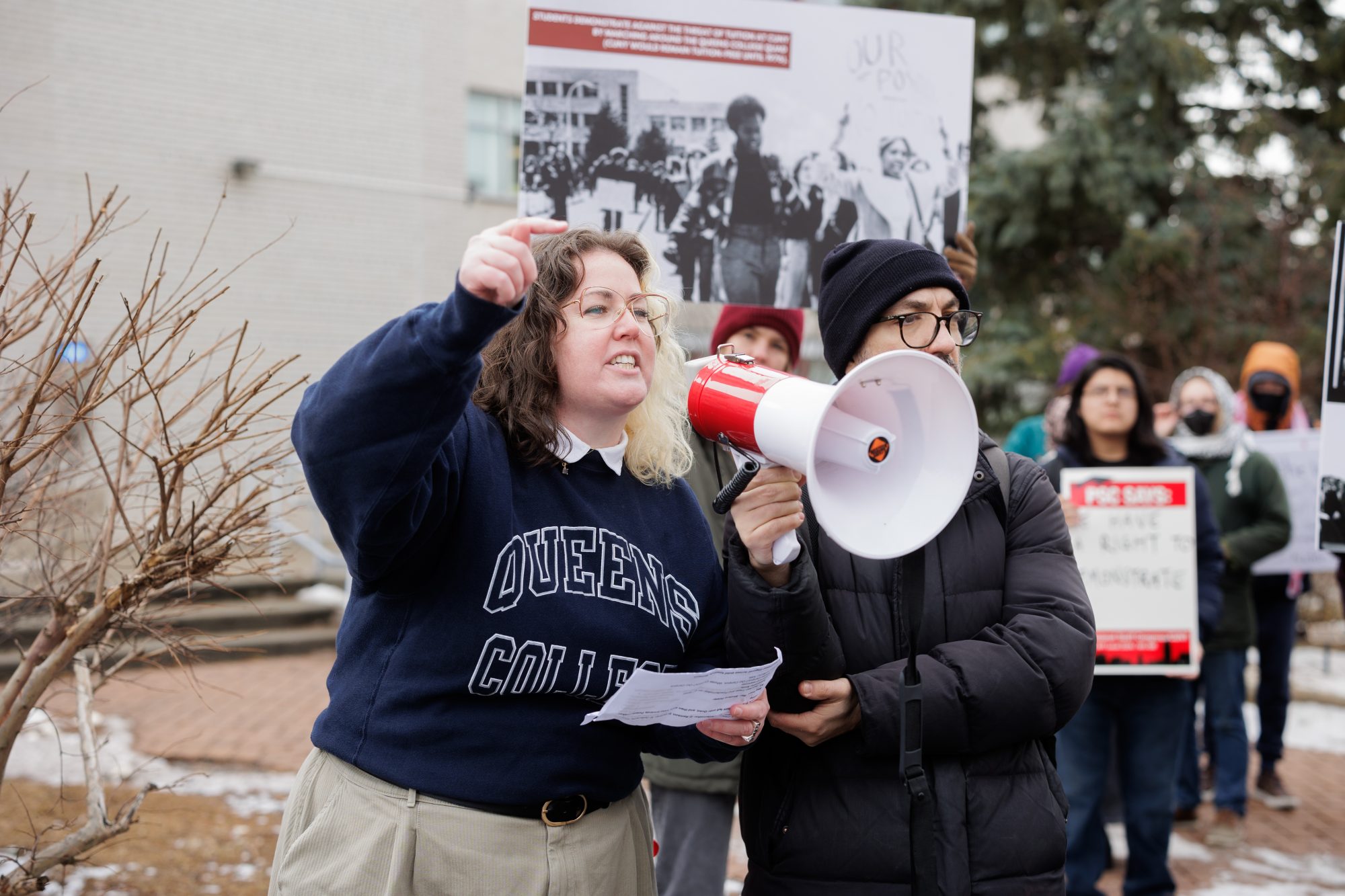 Queens College Rally