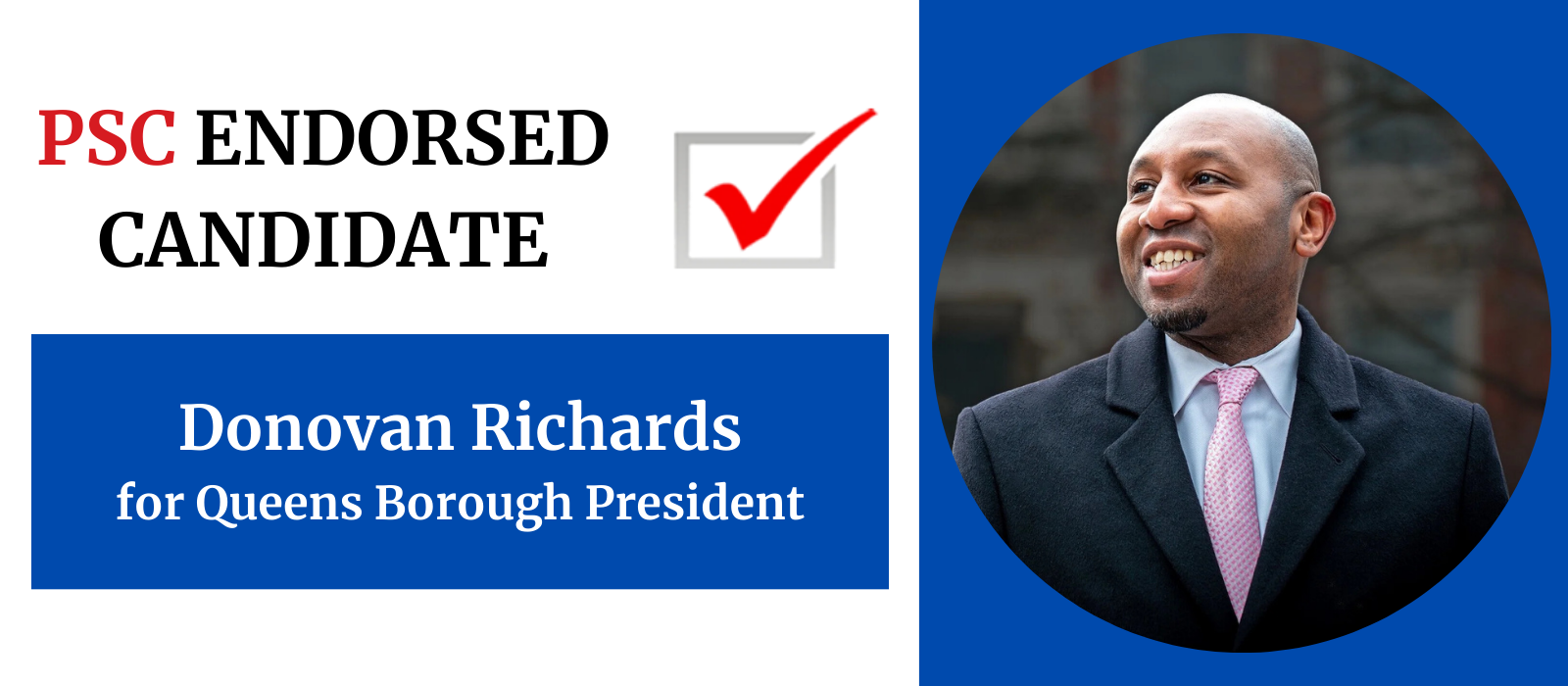 PSC Endorsed Candidate