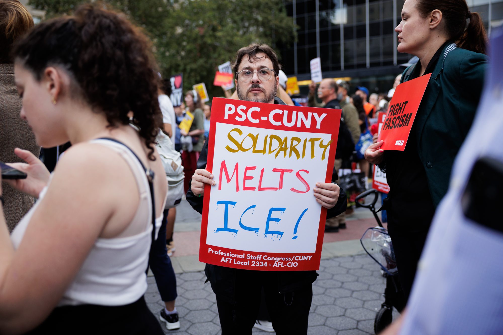 New Yorkers Against ICE photo by Paul Frangipane