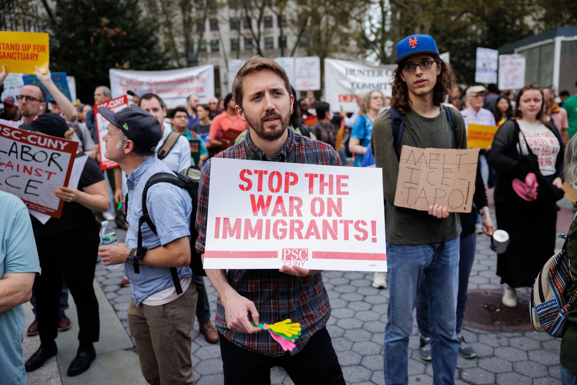 New Yorkers Against ICE photo by Paul Frangipane
