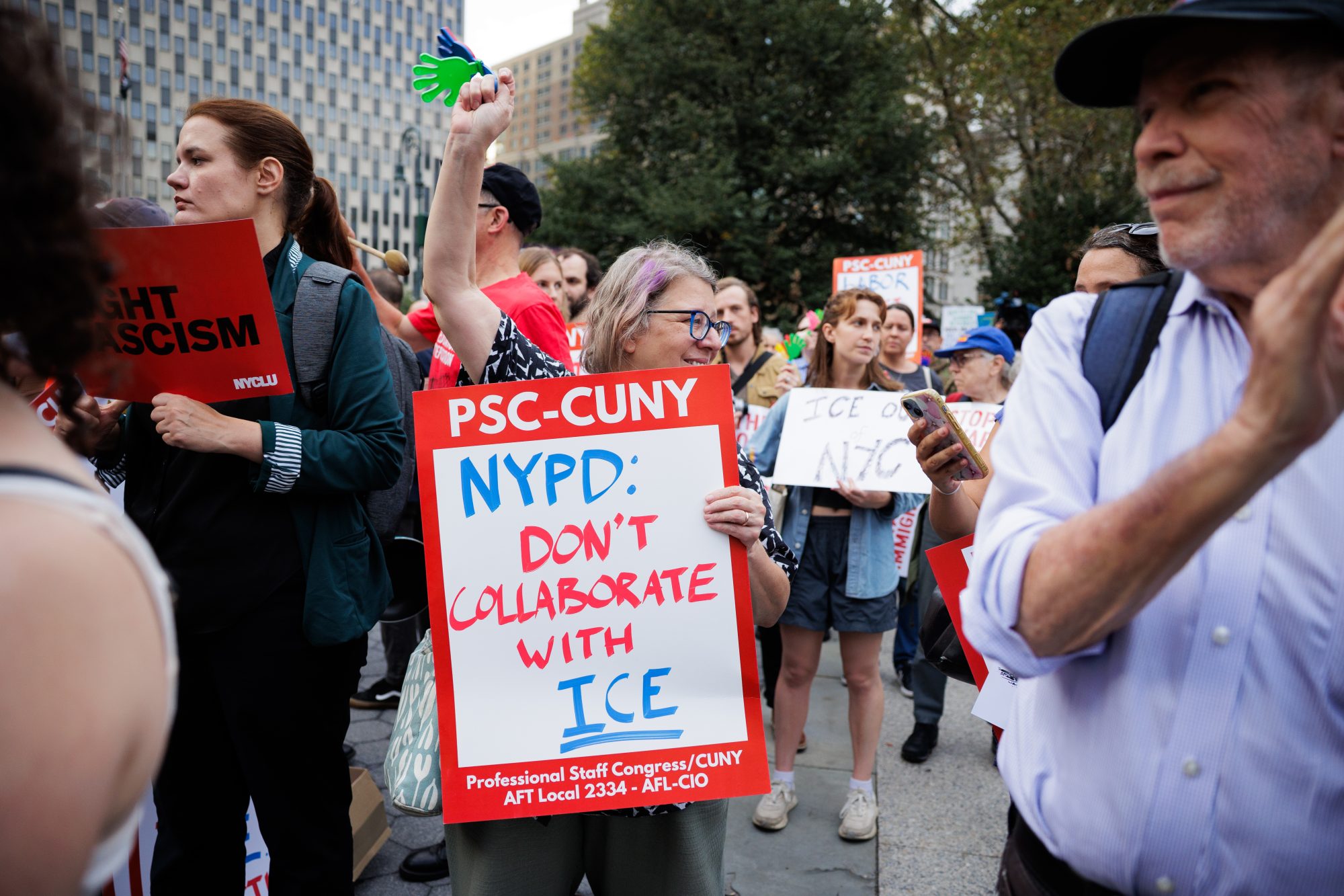 New Yorkers Against ICE photo by Paul Frangipane