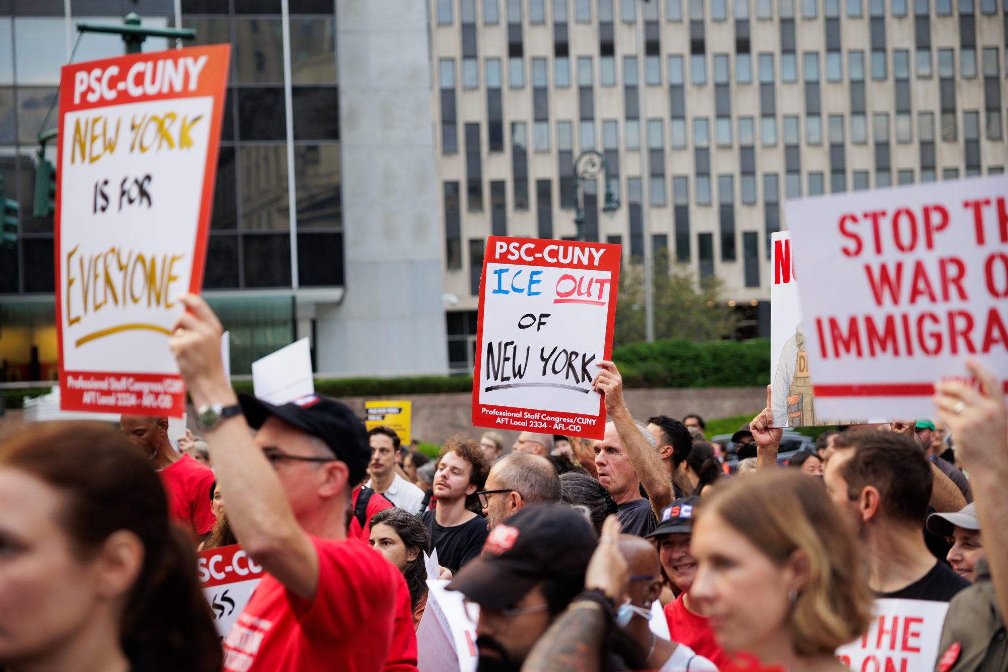 New Yorkers Against ICE photo by Paul Frangipane
