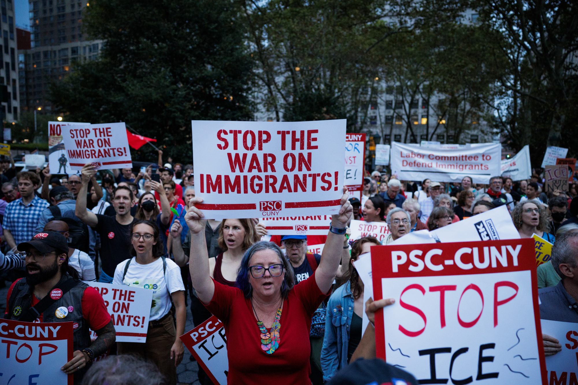 New Yorkers Against ICE photo by Paul Frangipane