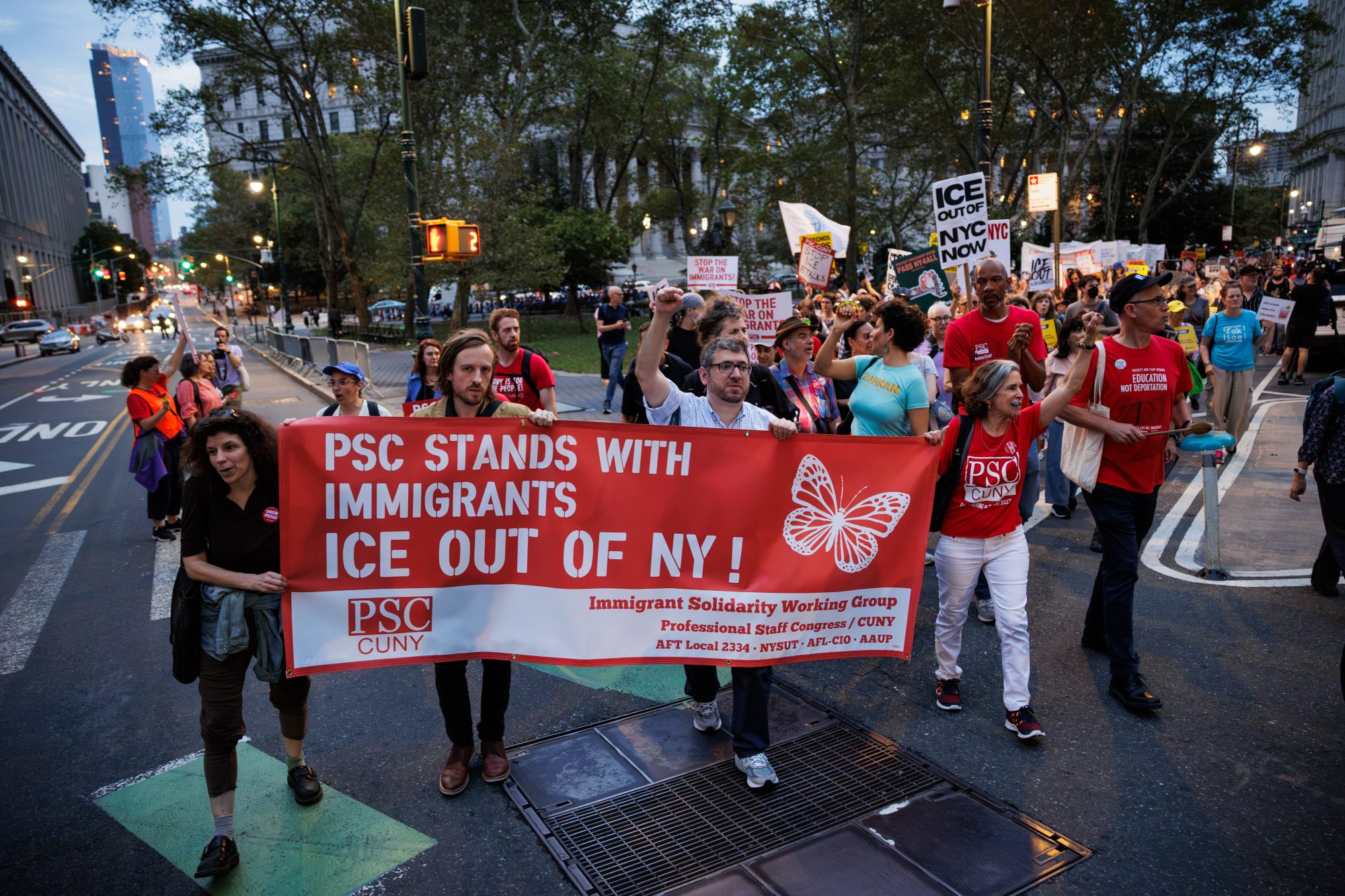 New Yorkers Against ICE photo by Paul Frangipane