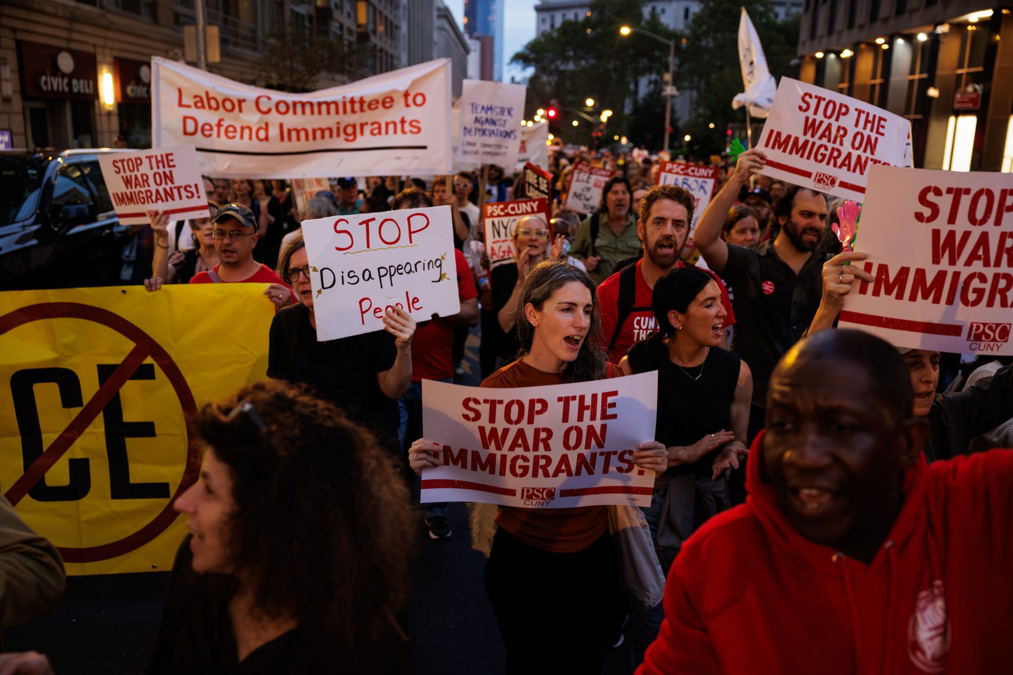 New Yorkers Against ICE photo by Paul Frangipane