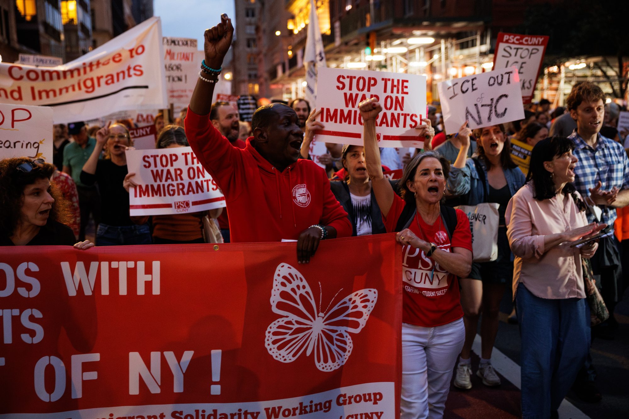 New Yorkers Against ICE photo by Paul Frangipane