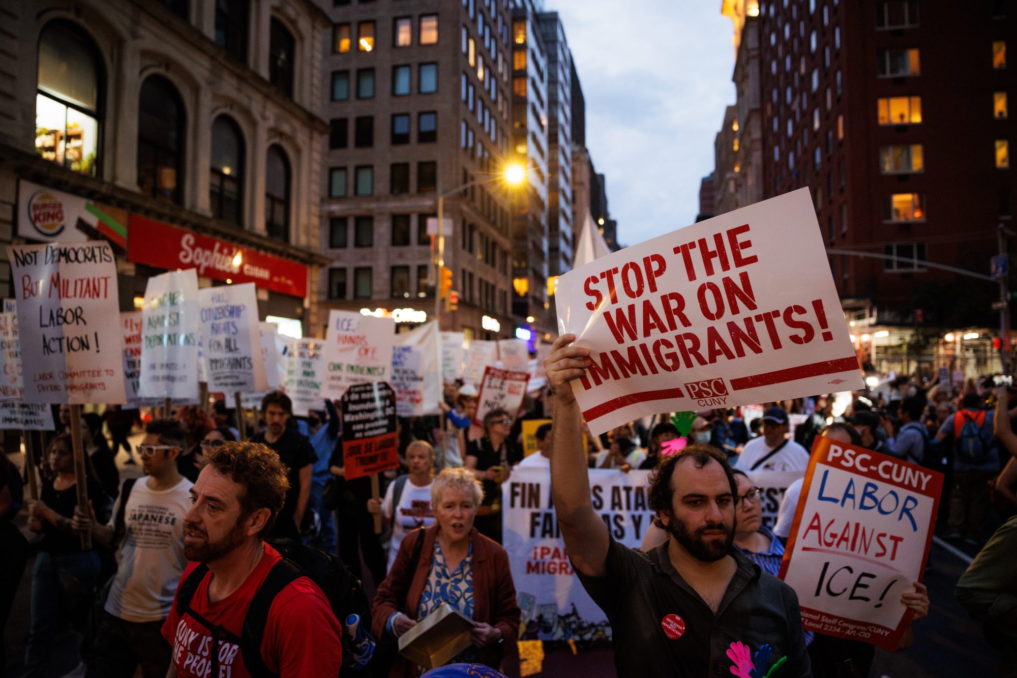 New Yorkers Against ICE photo by Paul Frangipane