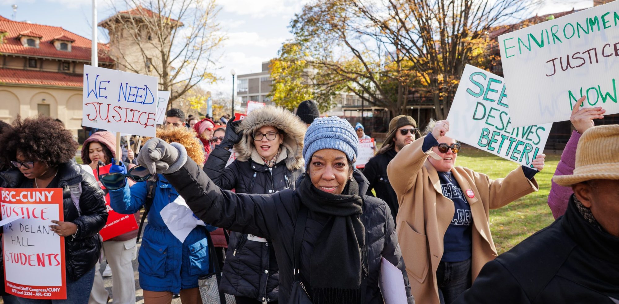 QC Rally November 17, 2025. Photo by Paul Frangipane