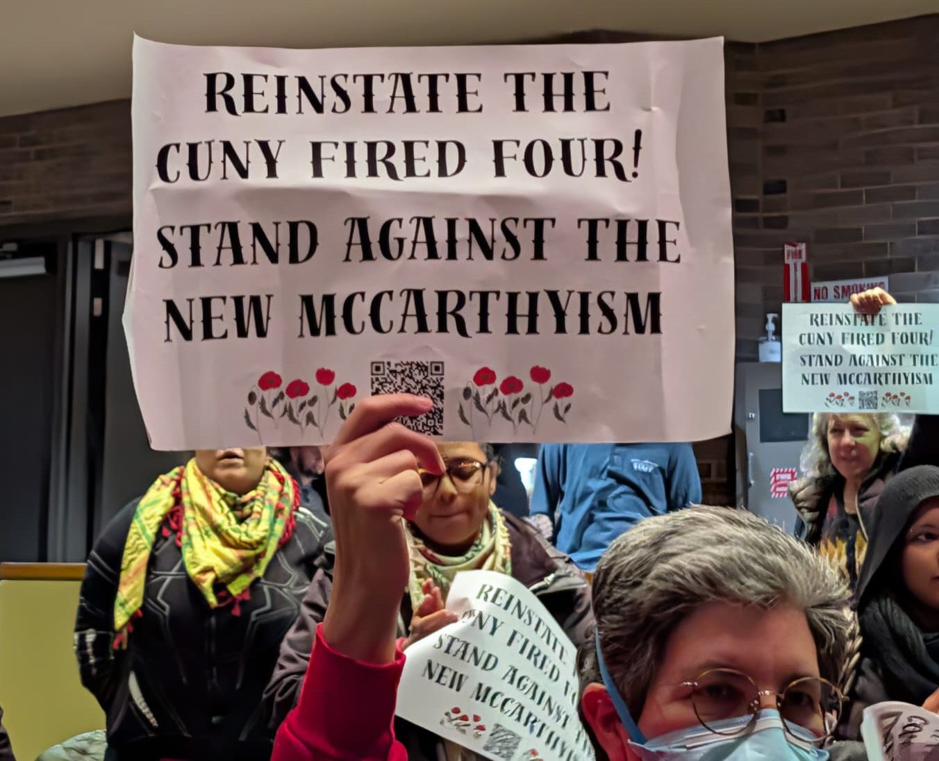 PSC members attending CUNY BOT hearing December 9, 2025