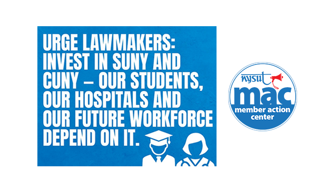 NYSUT MAC Invest in SUNY and CUNY slider
