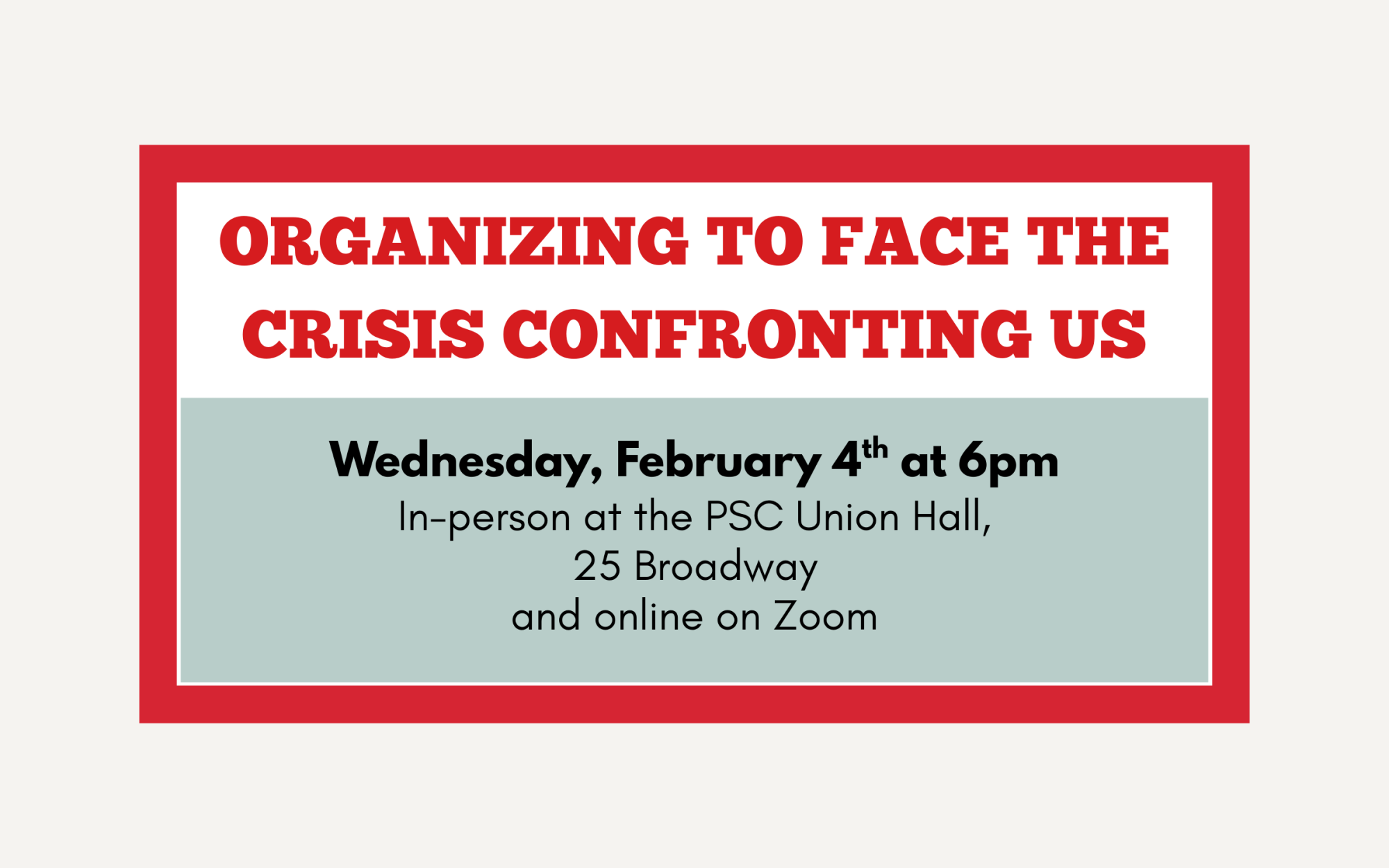 Immigrant Solidarity Mass Meeting March 30