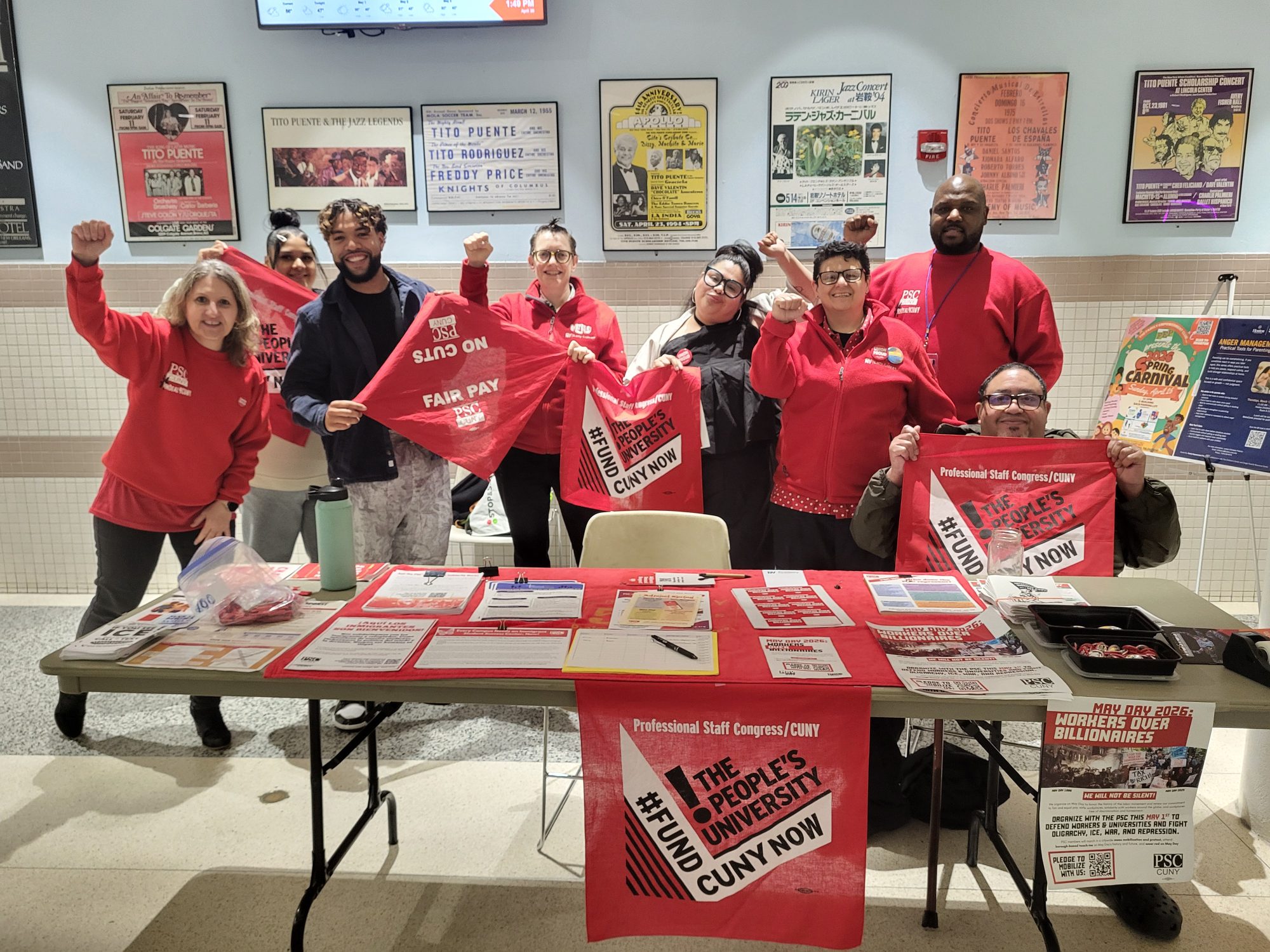 Tabling at Hostos Community College