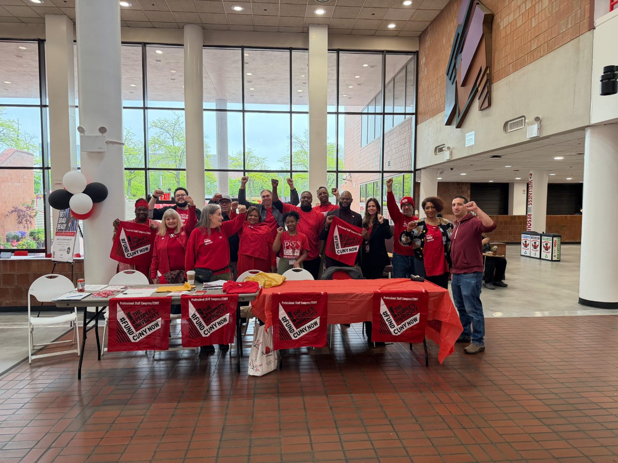 Tabling at York College