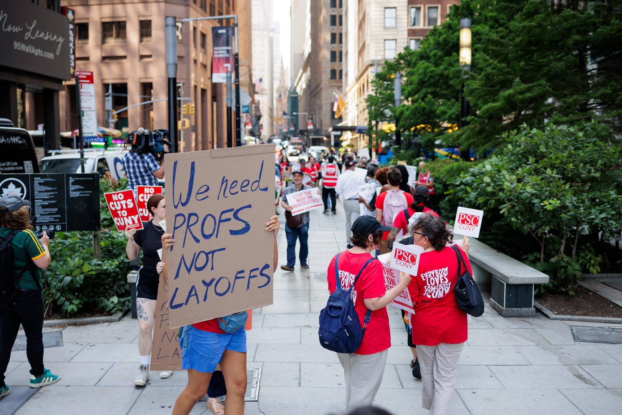 Rally to Save Jobs at Queens College