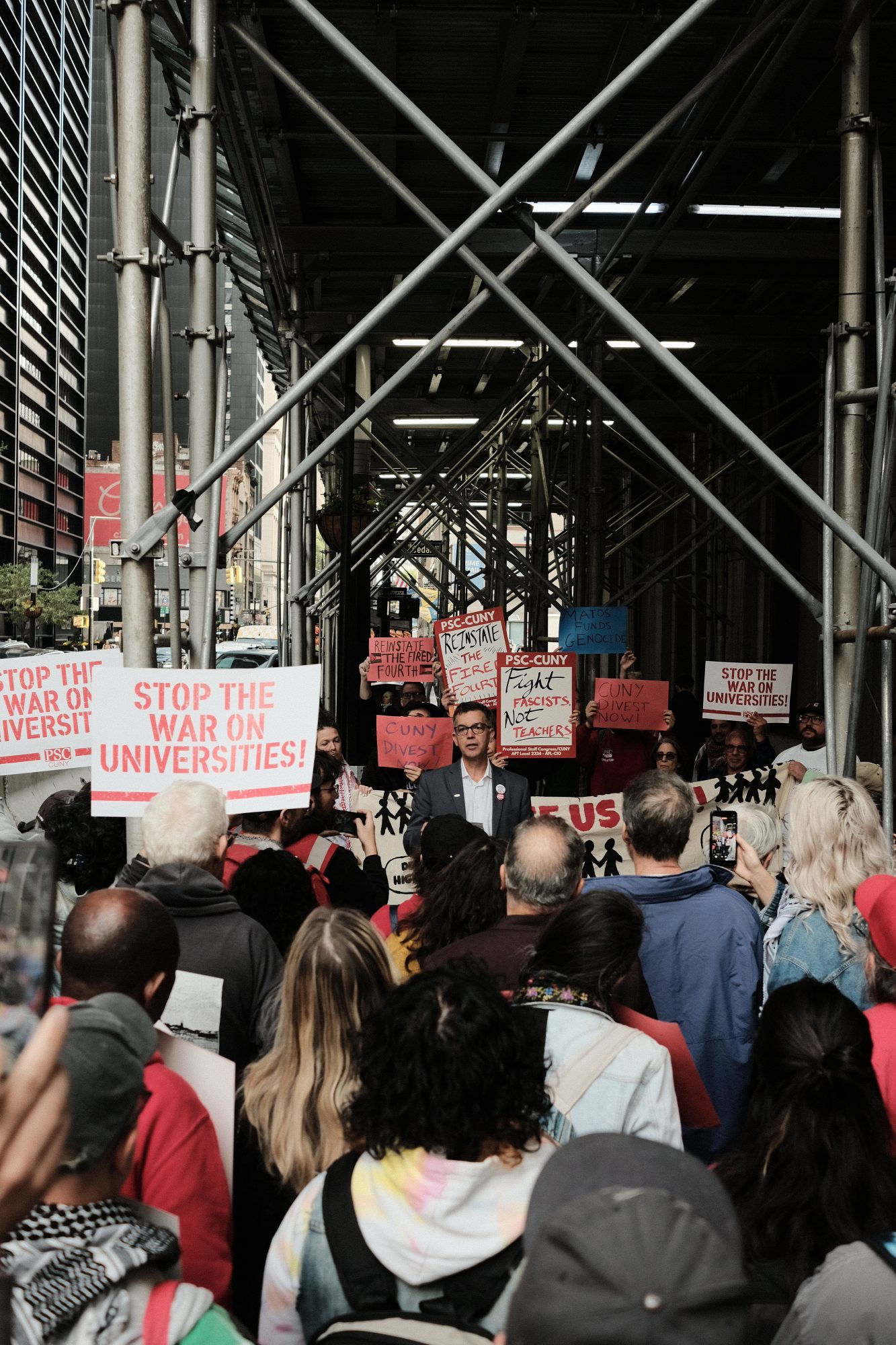 Fired Fourth Rally Sept 26, 2026 photo by Daniel Chu, PhD student in Geography at GC