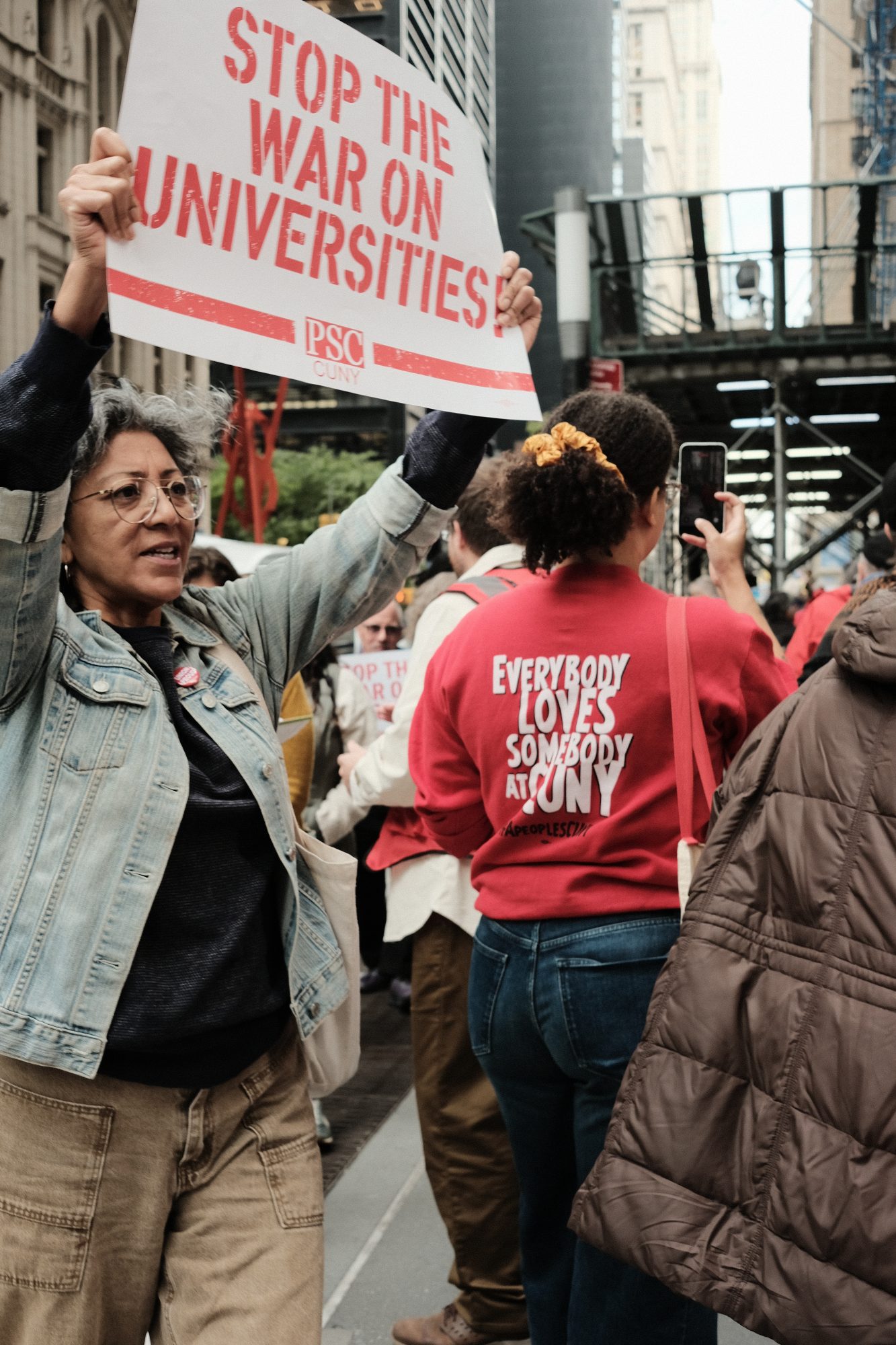 Fired Fourth Rally Sept 26, 2026 photo by Daniel Chu, PhD student in Geography at GC