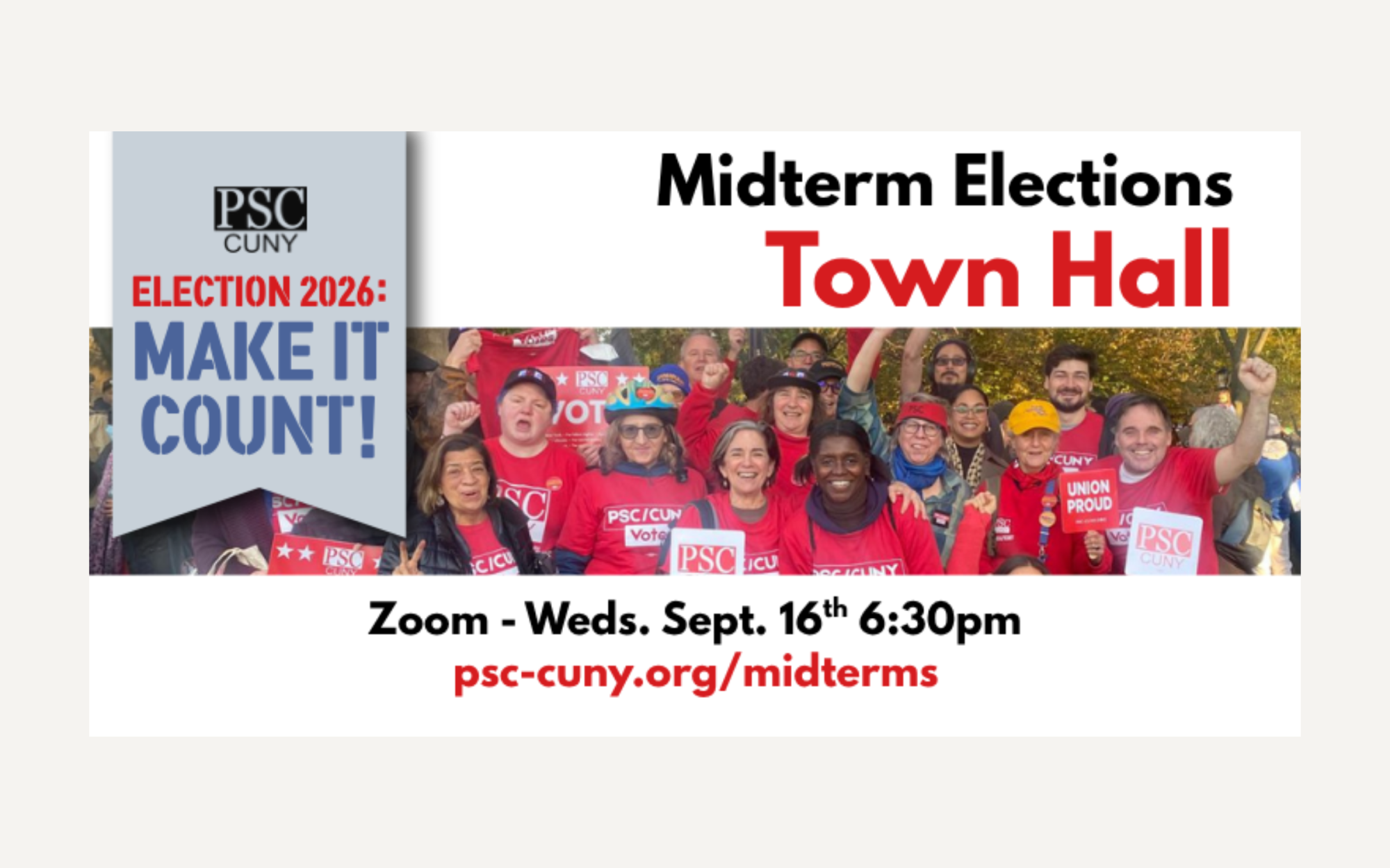 Midterm Elections Town hall Sept 16