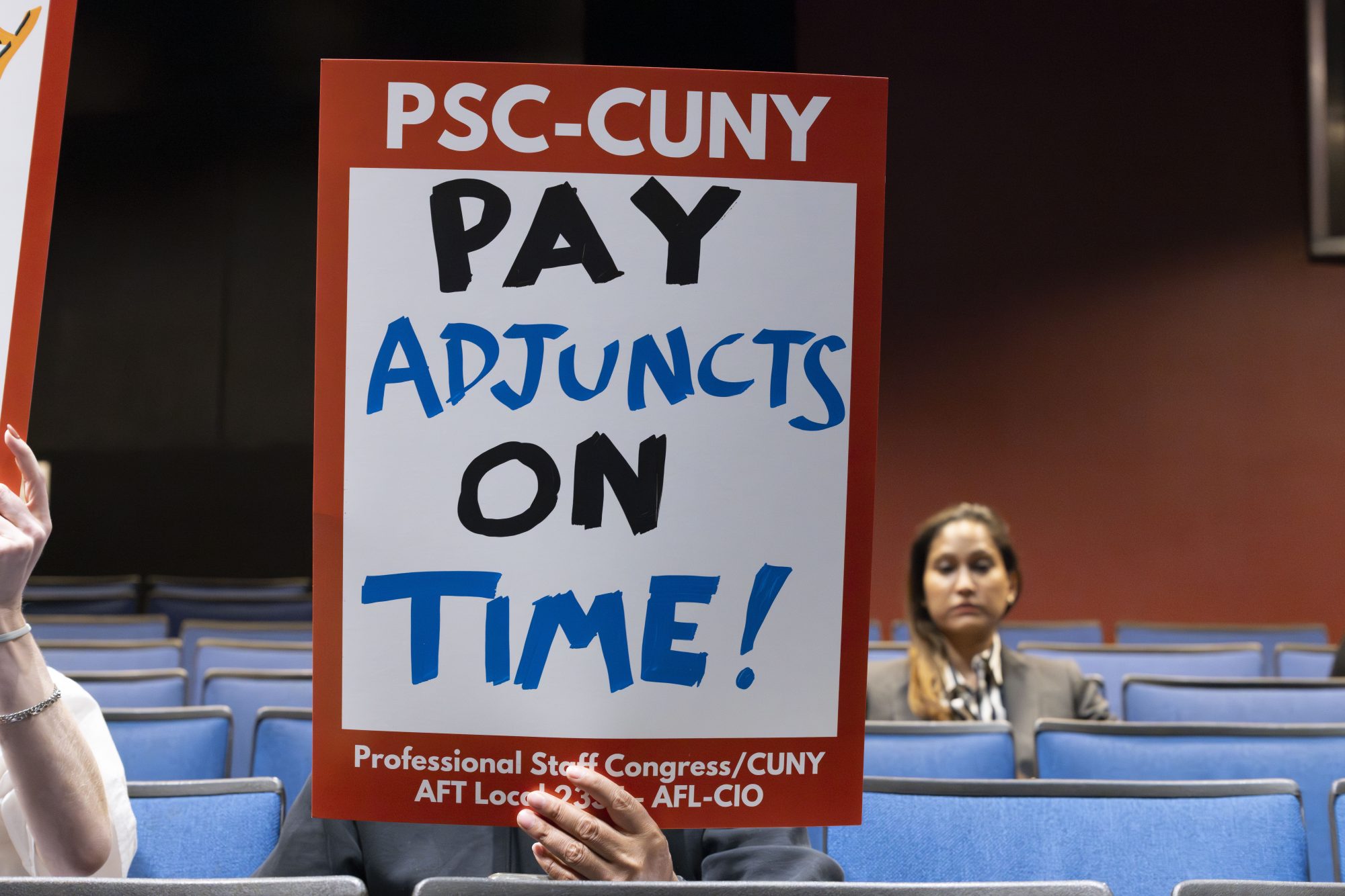 PSC/CUNY Members Testify at Board Of Trustees Hearing
