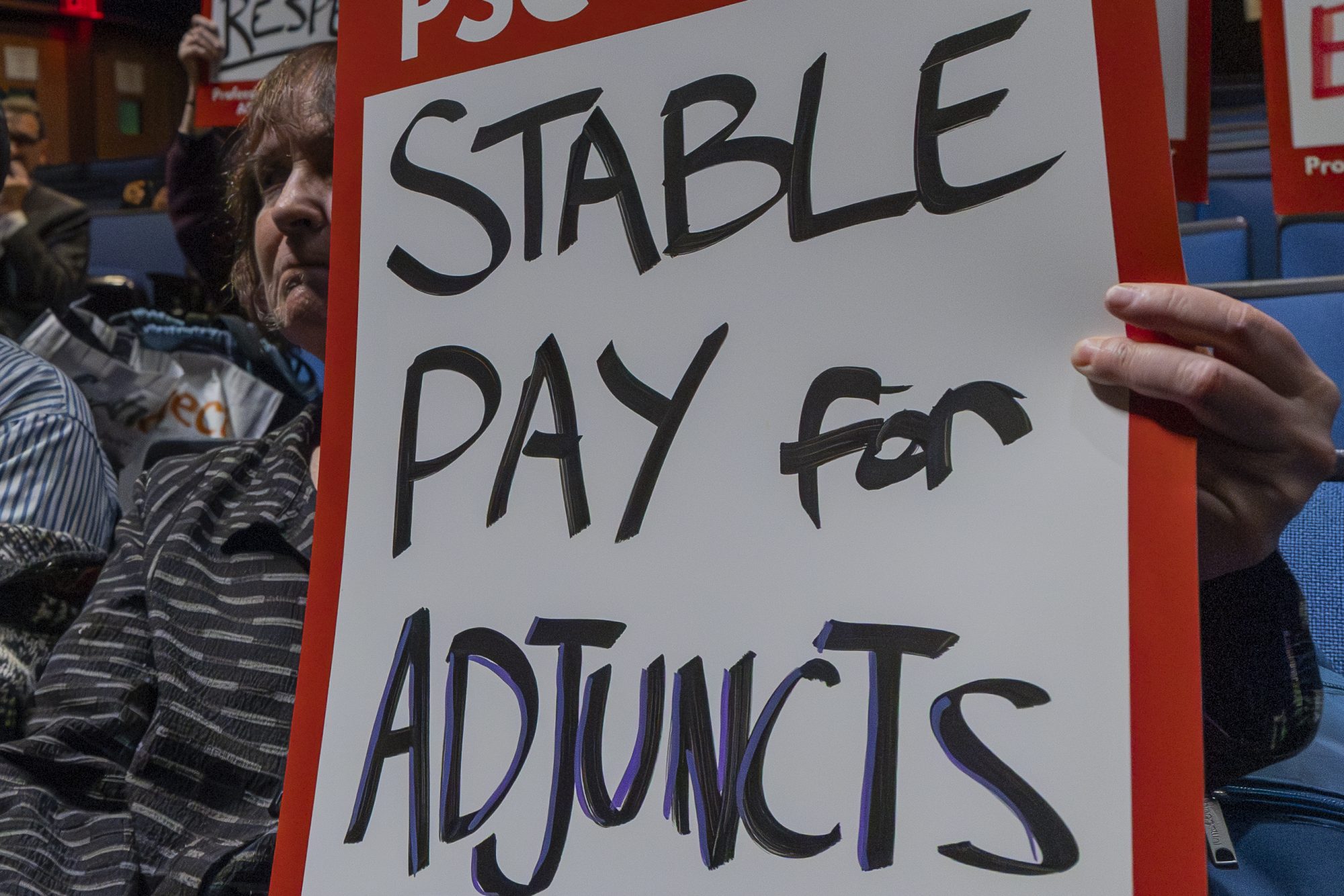 PSC/CUNY Members Testify at Board Of Trustees Hearing