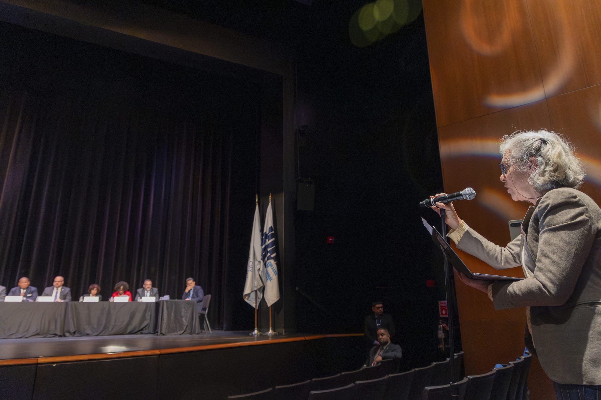 PSC/CUNY Members Testify at Board Of Trustees Hearing